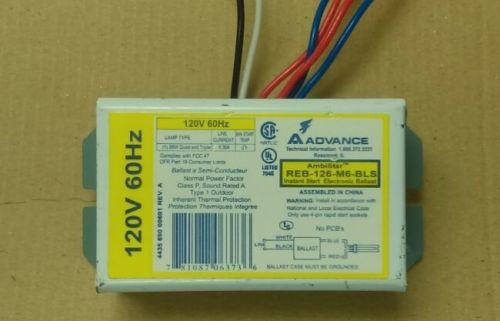 ADVANCE FLUORESCENT LIGHT 4 PINS 26W INSTANT START ELECTRONIC BALLAST CLASS P