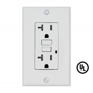 15A  20A AMP T/R GFI GFCI RECEPTACLE TAMPER RESISTANT TR IVORY GRAY WHITE BLACK