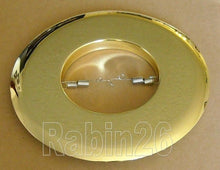 Load image into Gallery viewer, 6&quot; RECESSED CAN LIGHT OPEN METAL TRIM RING R30 PAR30 SHINY GOLD BRASS REFLECTOR