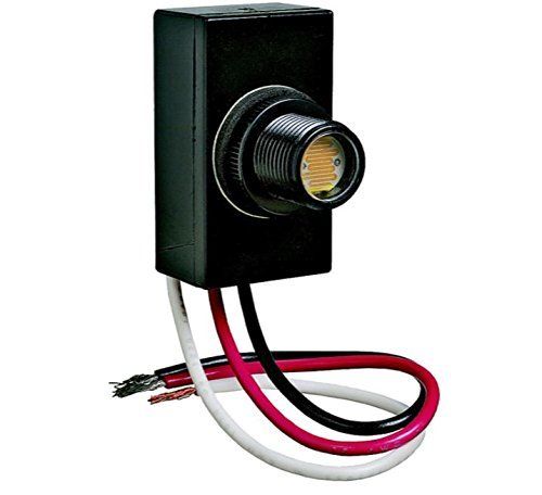 FLUSH MOUNT DUSK DAWN BUTTON PHOTO CONTROL EYE PHOTOCELL 120V RAINTIGHT