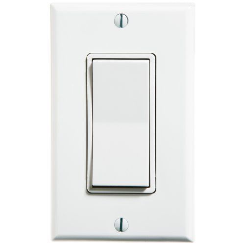 WALL DECORA ROCKER SWITCH 15A SINGLE POLE