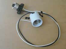 Load image into Gallery viewer, Recessed Can Extension Cord Medium E26 Light Bulb Socket 17&quot; STRING Wire Extender Trim