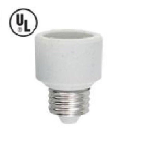 PORCELAIN E26 MEDIUM LIGHT BULB EXTENSION E27 BASE EXTENDER SOCKET