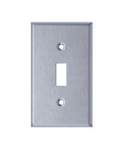 TOGGLE SWITCH STAINLESS STEEL WALL COVER PLATE 1 2 3 4 GANG