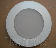 Load image into Gallery viewer, 6&quot; RECESSED CAN LIGHT PLASTIC RING SHOWER TRIM ALBALITE FROSTED MILKY LENS WHITE