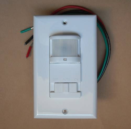 OCCUPANCY 120V WALL DECORA MOTION SENSOR DETECTOR SWITCH WHITE - NO NEUTRAL WIRE