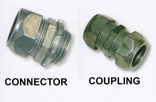 EMT OUTDOOR COMPRESSION CONNECTOR COUPLING 1/2 1 2 3 4