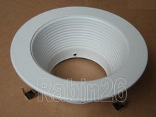 Load image into Gallery viewer, 4&quot; INCH RECESSED CAN LIGHT STEP TRIM BAFFLE R20 PAR20 120V WHITE