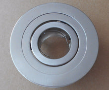 Load image into Gallery viewer, 4&quot; CAN 12V MR16 RECESSED LIGHT ADJUSTABLE RING GIMBAL TRIM SATIN NICKEL SILVER