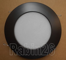 Load image into Gallery viewer, 6&quot; RECESSED CAN LIGHT BRONZE BROWN SHOWER TRIM FRESNEL CLEAR, MILKY FROSTED LENS