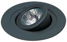 Load image into Gallery viewer, 4&quot; INCH CAN 12V MR16 RECESSED LIGHT ADJUSTABLE RING GIMBAL TRIM BLACK
