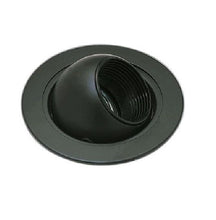Load image into Gallery viewer, 4 INCH RECESSED CAN 12V MR16 LIGHT ADJUSTABLE EYEBALL CEILING TRIM BLACK