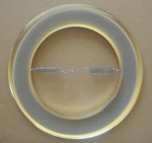 Load image into Gallery viewer, 6&quot; RECESSED CAN LIGHT OPEN METAL TRIM RING R40 PAR38 POLISH GOLD BRASS REFLECTOR