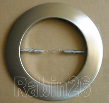 Load image into Gallery viewer, 6&quot; INCH RECESSED CAN LIGHT OPEN TRIM RING R40 PAR38 SATIN NICKEL STEEL SILVER