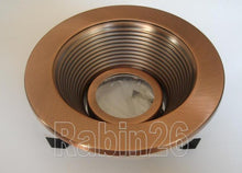 Load image into Gallery viewer, 4&quot; INCH RECESSED LIGHT COPPER TRIM BAFFLE MR16 12V FIT HALO JUNO LOW VOLTAGE CAN