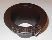 Load image into Gallery viewer, 4&quot; RECESSED LIGHT BRONZE BROWN SMOOTH REFLECTOR TRIM R20 PAR20 120V FIT HALO CAN