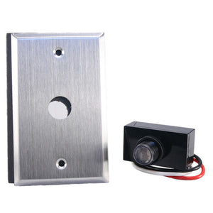 FLUSH WALL MOUNT PHOTO CONTROL EYE PHOTOCELL 120V RAINTIGHT WITH WALL PLATE
