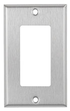 Load image into Gallery viewer, GFI DECORA STAINLESS STEEL WALL COVER PLATE 1 2 3 4 GANG