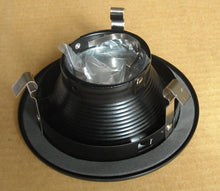Load image into Gallery viewer, 4&quot; INCH RECESSED CAN LIGHT STEP TRIM 12V MR16 BRONZE BROWN BAFFLE RING