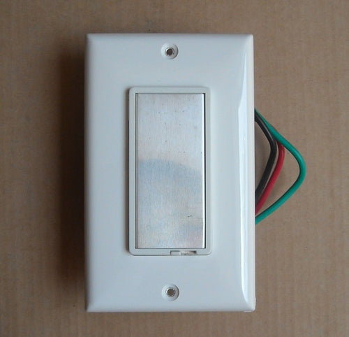 DECORA SINGLE POLE WALL ALUMINUM TOUCH DIMMER SWITCH LIGHT 600W MAX. WHITE TRIM