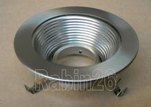 Load image into Gallery viewer, 4&quot; INCH RECESSED LIGHT CAN TRIM BAFFLE MR16 12V STEEL SILVER SATIN NICKEL