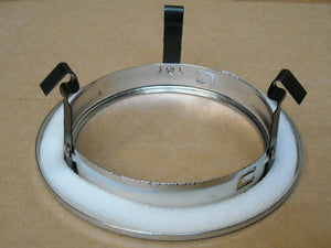4" RECESSED CAN LIGHT TRIM BAFFLE RING - REFLECT CHROME