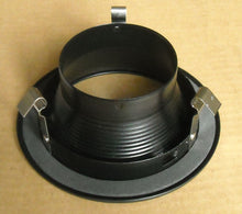 Load image into Gallery viewer, 4&quot; INCH RECESSED CAN LIGHT STEP R20 PAR20 TRIM 120V BLACK BAFFLE RING
