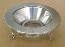 Load image into Gallery viewer, 4&quot; RECESSED LIGHT CAN TRIM SMOOTH REFLECTOR BAFFLE MR16 12V SILVER SATIN NICKEL
