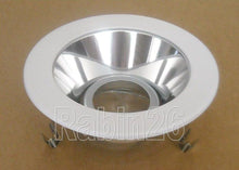 Load image into Gallery viewer, 4&quot; RECESSED CAN LIGHT CLEAR SMOOTH CHROME CONE REFLECTOR TRIM MR16 BAFFLE 12V