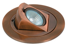 Load image into Gallery viewer, 4 INCH RECESSED CAN 12V MR16 LIGHT ADJUSTABLE AIM ELBOW TRIM COPPER